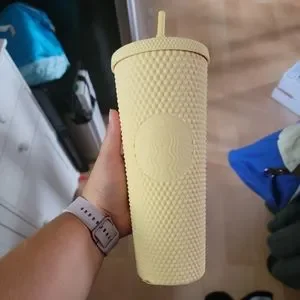Starbucks | Dining | Nwt Korea Starbucks Butter Yellow Studded | Poshmark
